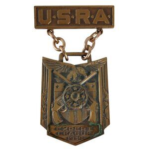 U.S.R.A. Expert League 1936 Award Metal Olympic Club Vintage